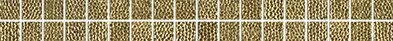 Бордюр Domino Listelo Medici Gold 3,5x33,3 матовый