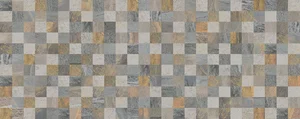 Мозаика Naxos Lithos Mosaico Grey 3D 32x80,5 матовая
