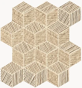 Мозаика Fap Lumina Glam Almond Cube Mosaico fMZ8 22,6x22,6 глянцевая