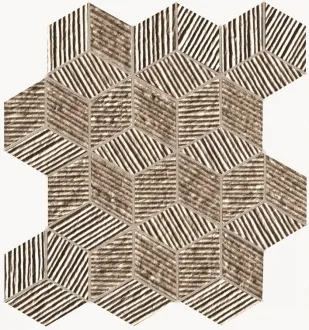 Lumina Glam Taupe Cube Mosaico fNAC
