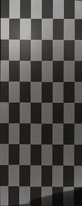 Декоративный элемент Cedam Lustri Dec Dama Nero Lucido 20x50 глянцевый