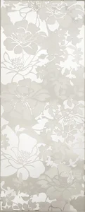 Декоративный элемент Cedam Lustri Dec Flower Bianco Lucido 20x50 глянцевый