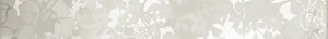 Бордюр Cedam Lustri List Flower Bianco Lucido 6x50 глянцевый