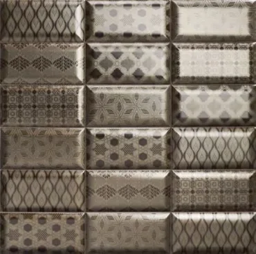 Плитка Mainzu Luxor Metal 10x20 глянцевая