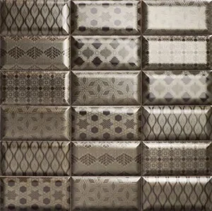 Плитка Mainzu Luxor Metal 10x20 глянцевая