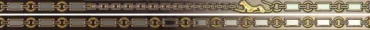 Бордюр Acif Luxury Listello Marron 2,5x60 полированный
