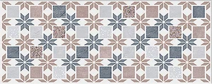Плитка Azori Macbeth Mocca Mix 20,1x50,5 глянцевая