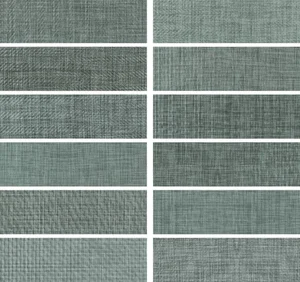 Плитка Made+39 Brick Text Grey BT00300 9x30 структурированная