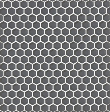 Мозаика Made+39 Cube Black Hex 3900041 28,5x30,5 матовая