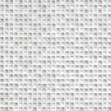 Мозаика Made+39 Cube White Circle 3900030 30x30 матовая