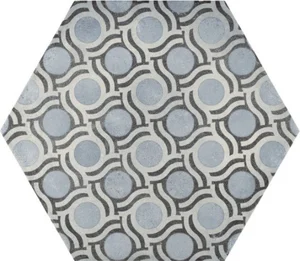 Керамогранит Made+39 Hextie Decoro 2 ETD0050 34,5x40 матовый