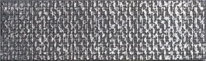 Декоративный элемент Made+39 Platino Apice Fondo Black 3900009 9x30 структурированный