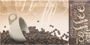 Декоративный элемент Mainzu Arkadia Decor Expresso 10x20 глянцевый