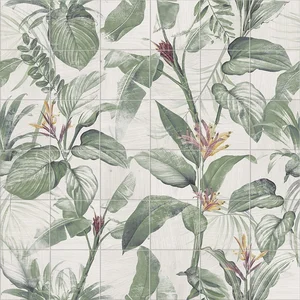 Декоративный элемент Mainzu Murales Decor Spring Leaves (36шт) 20x20 матовый