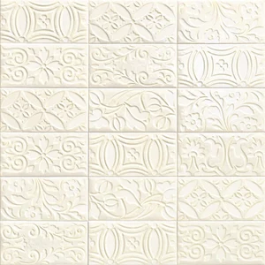 Плитка Mainzu Velvet Deco Bianco 10x20 глянцевая