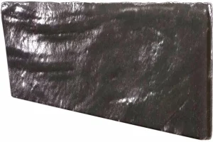 Бордюр Equipe Mallorca Bullnose Black 6,5x20 глянцевый
