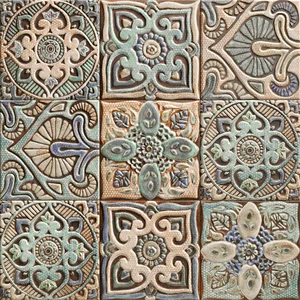 Декоративный элемент Mainzu Mandala Decor Centro 20x20 сатинированный