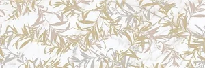 Плитка Marazzi Italy Allmarble Wall Golden White Satin Decoro Foliage M8T0 80x120 сатинированная