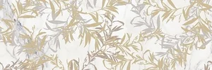 Плитка Marazzi Italy Allmarble Wall Statuario Satin Decoro Foliage M8SY 80x120 сатинированная