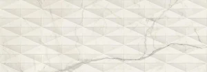 Плитка Marazzi Italy Allmarble Wall Statuario Struttura Pave 3D Satin M6TD 40x120 сатинированная