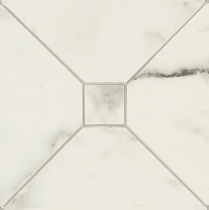 Вставка Marazzi Italy Allmarble Statuario Tozzetto 3D Lux MMR8 15x15 глянцевая