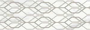 Декоративный элемент Marazzi Italy Marbleplay Decoro Net White M4PZ 30x90 матовый