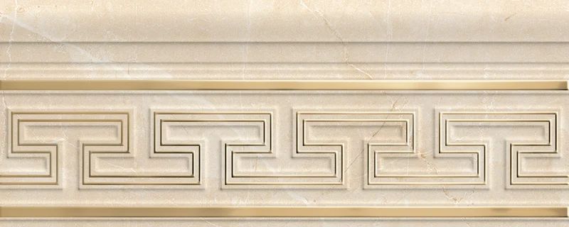 Бордюр Marazzi Italy Marbleplay Listello Classic Marfil M5LR 12x30 матовый