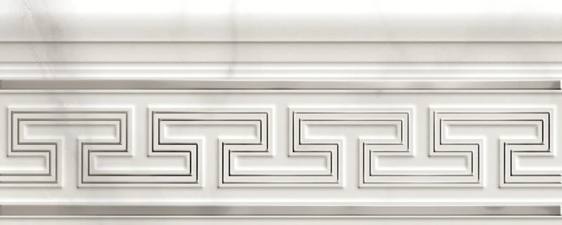 Бордюр Marazzi Italy Marbleplay Listello Classic White M5LP 12x30 матовый