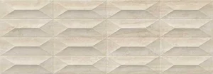 Плитка Marazzi Italy Marbleplay Travertino Struttura Gem 3D Rett M4PG 30x90 матовая