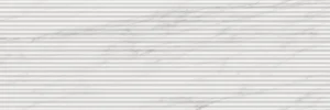 Плитка Marazzi Italy Marbleplay White Struttura Mikado 3D M4P2 30x90 матовая