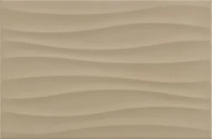 Marazzi Italy Neutral Taupe Str. Tide 3d Керамическая плитка M01s 25x38 глянцевая