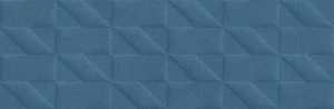 Плитка Marazzi Italy Outfit Blue Struttura Tetris 3D M12A 25x76 матовая