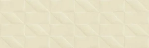 Плитка Marazzi Italy Outfit Ivory Struttura Tetris 3D M12E 25x76 матовая