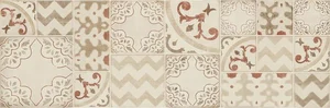 Marazzi Italy Pottery Champagne Dec. Керамическая плитка Mmv3 25x76 глянцевая