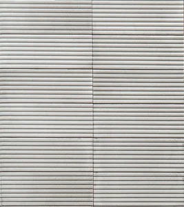 Керамогранит Marazzi Italy Rice Grigio Strutt. Pleat 3D Lux M96K 7,5x20 полированный