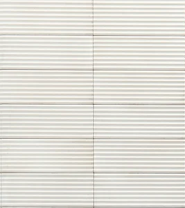 Керамогранит Marazzi Italy Rice Natural Strutt. Pleat 3D Lux M96J 7,5x20 полированный
