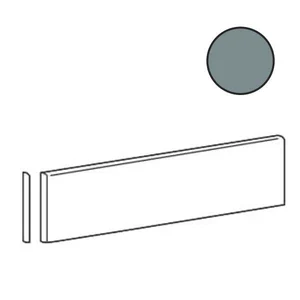 Бордюр Marazzi Italy Citta Grigio Chiaro C MJ90 9,5x30 матовый