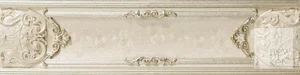 Бордюр Newker Marbeline Empire Cream Listello 9,5x40 матовый