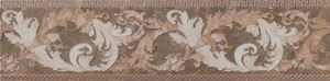 Бордюр Versace Marble Fas Barocca Marrone 240237 14,4x58,5 полированный