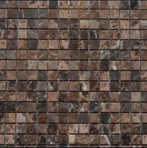 Мозаика Art & Natura Marble Mosaic Dark Imperador 30,5x30,5 глянцевая