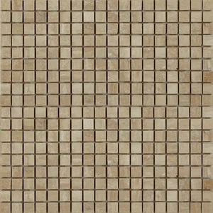 Мозаика Art & Natura Marble Mosaic Ivory Travertine 30,5x30,5 глянцевая
