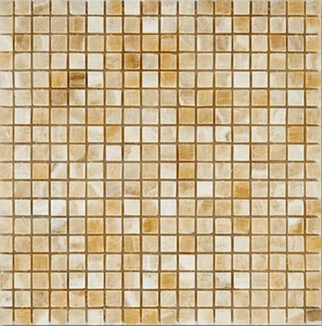 Мозаика Art & Natura Marble Mosaic Onix Miele 30,5x30,5 глянцевая