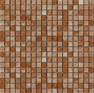 Мозаика Art & Natura Marble Mosaic Rosa Tea 30,5x30,5 глянцевая