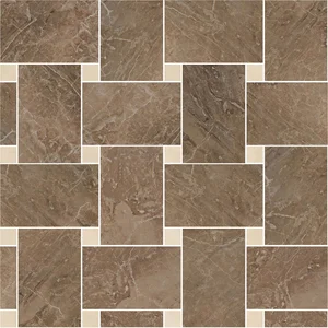 Мозаика Versace Marble Mosaico Intreccio Marrone-Beige 240536 29,1x29,1 лаппатированная