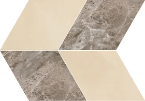 Мозаика Versace Marble Mosaico T4 L Grigio-Beige 240472 39x56,4 лаппатированная