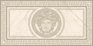 Панно Versace Marble Rosone Bianco 240431 58,5x117,2 полированное
