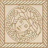 Вставка Versace Marble Toz Medusa Beige Sab 240304 11,5x11,5 матовая