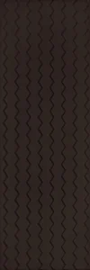 Плитка Paradyz Margarita Nero Struktura B 32,5x97,7 глянцевая