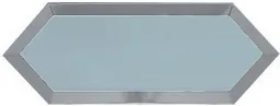 Декоративный элемент Maritima Eclipse Sky Blue Silver Bisel 10x30 глянцевый