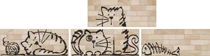 Декоративный элемент Vives Marlon Nuney-4 Beige 20x50 матовый
